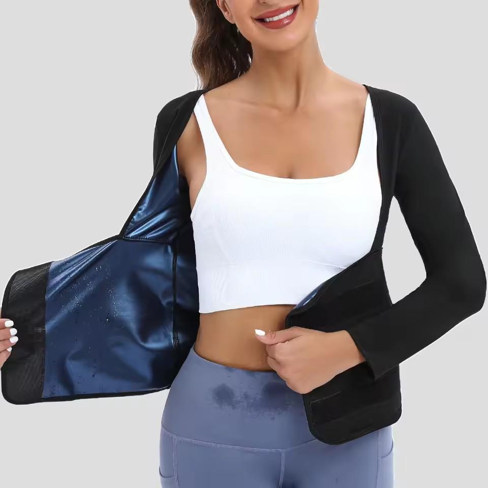 Women's Adjustable Tummy Control Shapewear Sweat Suit - Compression Waist Cincher & Body Sculptor