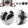 Motorcycle Left+Right Thread Flush Pop Up Gas Cap Vented Fuel Tank Cover For Harley Davidson Road King Softail Dyna