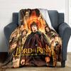 1pc Lord of the Rings Fellowship of the Ring Flannel Blanket Soft Warm Throw for Home, Office, Travel, All-Season Cozy Bedding Gift L1380