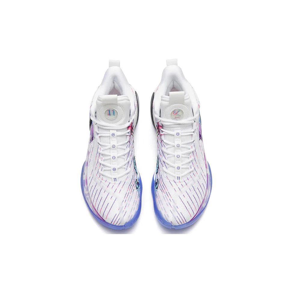 ANTA KT7 Men Professional Basketball Shoes White Blue Purple Pink Gradient 112241102-2