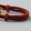Hand-woven Jade Pendant Lanyard Necklace - Adjustable Unisex Rope