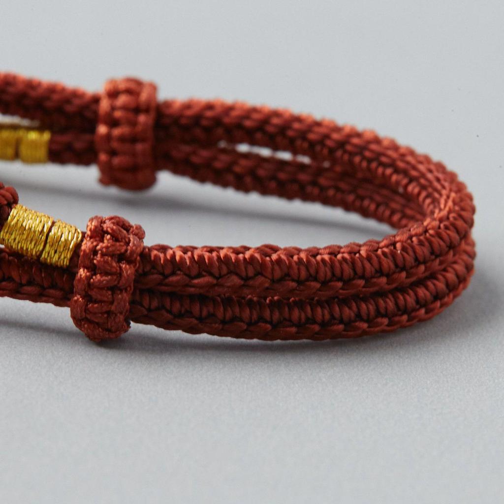 Hand-woven Jade Pendant Lanyard Necklace - Adjustable Unisex Rope