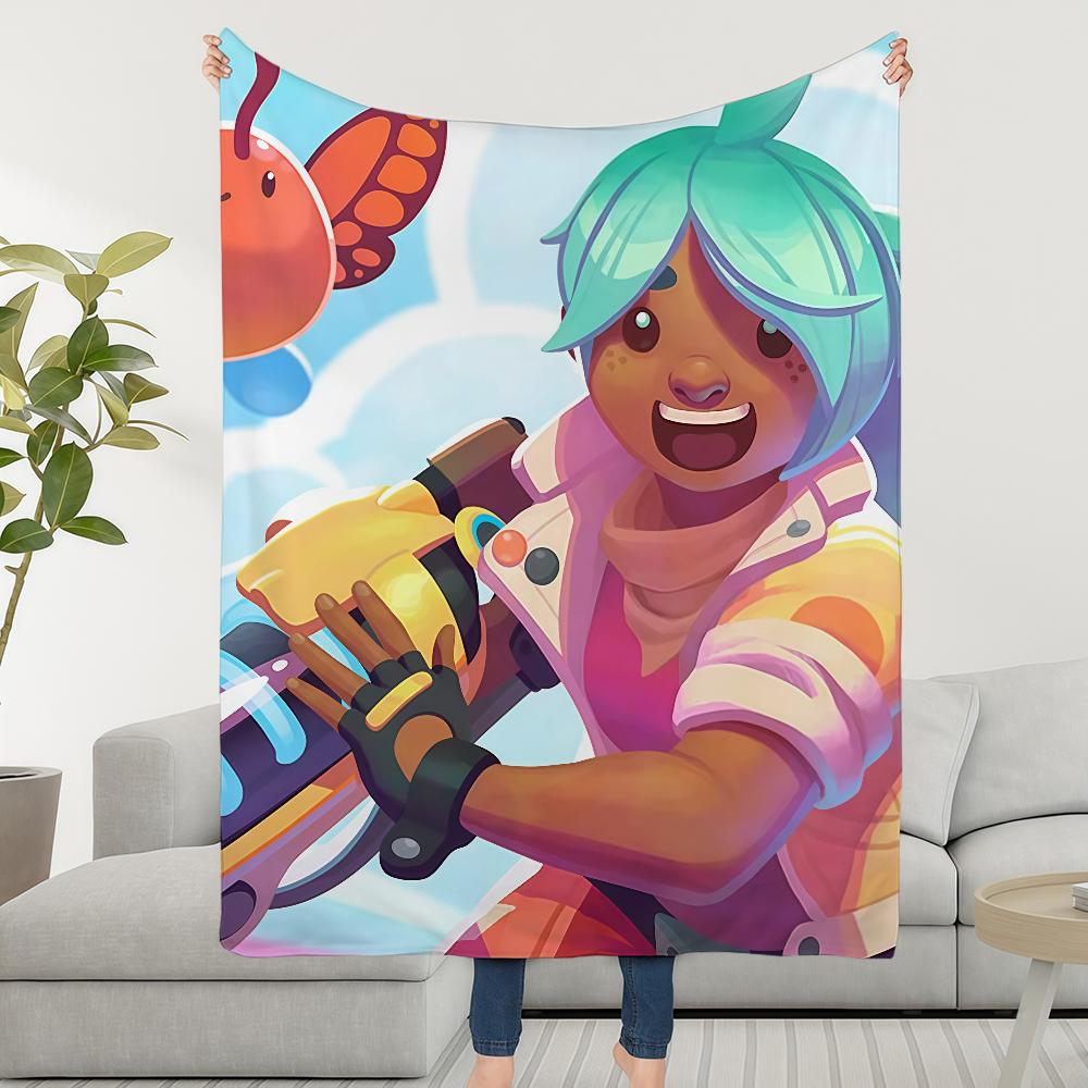 Decke Überwurf Schleim Super 2 Gemütlich Plüsch Wohnzimmer Sofa Couch Spiel Kindisch Rancher Geburtstagsgeschenke