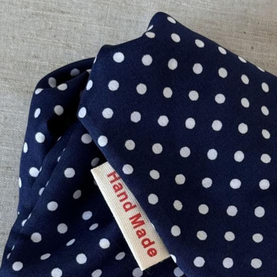 Hairpin Cloth Bowknot Decor Back Head Hair Clip with Dot Print Button Decoration Wide Tooth Strong Grip Hairpin Hair Accessories