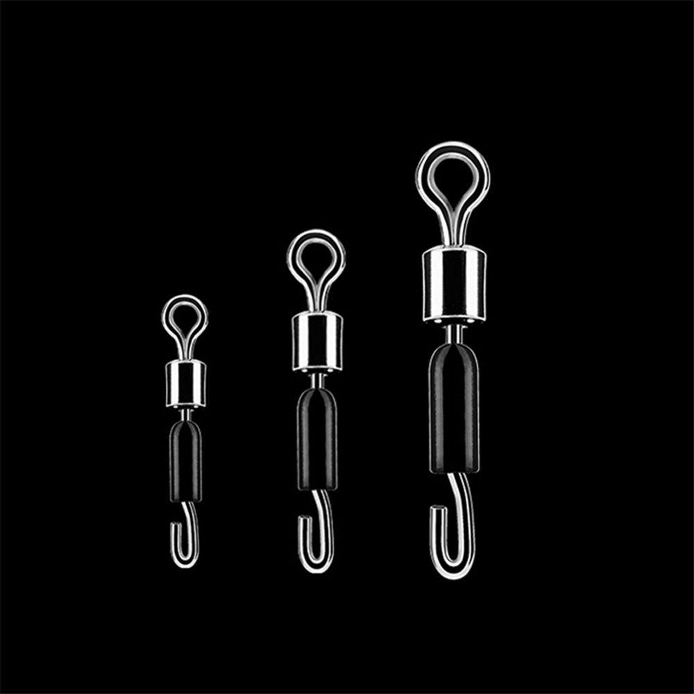 Durable Flexible Ball Bearing Solid Rings Swivel Fishing Tools Fishing Hooks Fast Link Connector