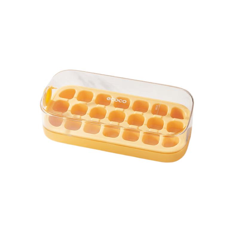 ecoco Press-Type Ice Cube Tray with Lid