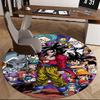 1pc Dragon Ball Z Characters Anime Cartoon Design Round Carpet Office Chair Mat NonSlip Rug Suitable for Home Decor Living Room Bedroom Game