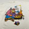 Vintage 90er JAHRE EICHHÖRNCHENJAGD ZEICHENTRICK T-Shirt GROSS/XL lustiger Witz