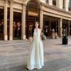 French V-neck Sleeveless Dress Women's Summer Pure Desire Temperament Waist Thin Small a Word Long Skirt