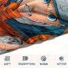 1Pc Naruto Lightning Print Flannel Blanket, High Quality Comfortable for All Seasons, Home Decor, Warmth and Comfort, Perfect for Christmas Gifts