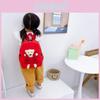 Cartoon Kindergarten Kids Backpack With Bear Pendant And Breathable Oxford Fabric For Toddlers