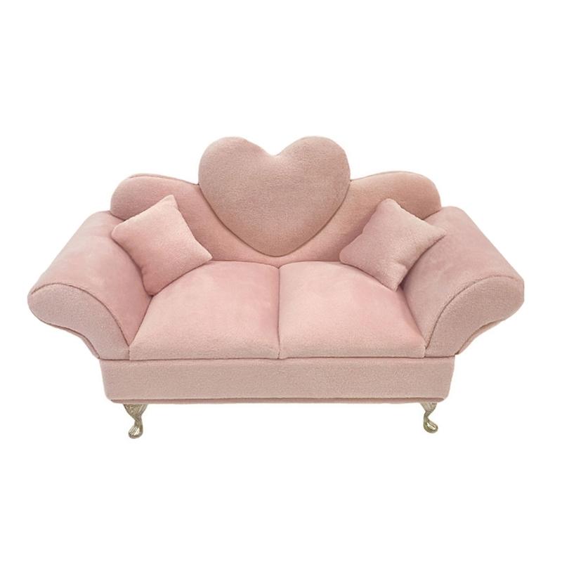 European Style Plush Jewelry Display Stand Sophisticated Plush Jewelry Container Miniature Furniture Shaped Container