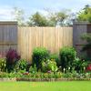 Natural Rolled Bamboo Fence Bamboo Panel 4 Ft H X 8 Ft L X 0.75 In D.