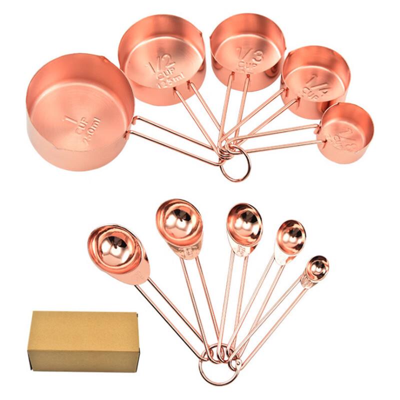 Rose Gold Stainless Steel Measuring Set