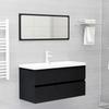 VidaXL Sink Cabinet with Integrated Sink Storage Unit Bathroom Cabinet Storage Cabinet Toilet 3071649