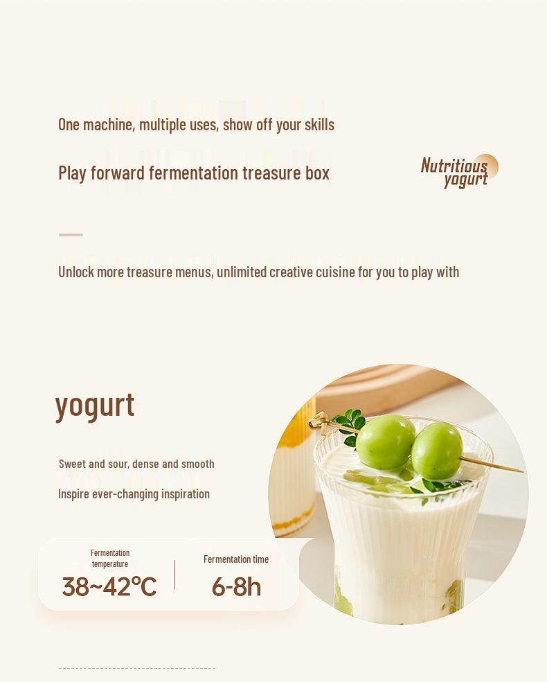 Couss Large Capacity Automatic Yogurt & Fermentation Maker – 9 Cup, Ideal for Bread and Rice Wine