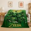 Classic Z-Zelda Cartoon Games Soft Flannel Throw Blanket,Cozy Blanket for Bed,Couch,Sofa,Bedroom,Living Room,Picnic Kids Camping