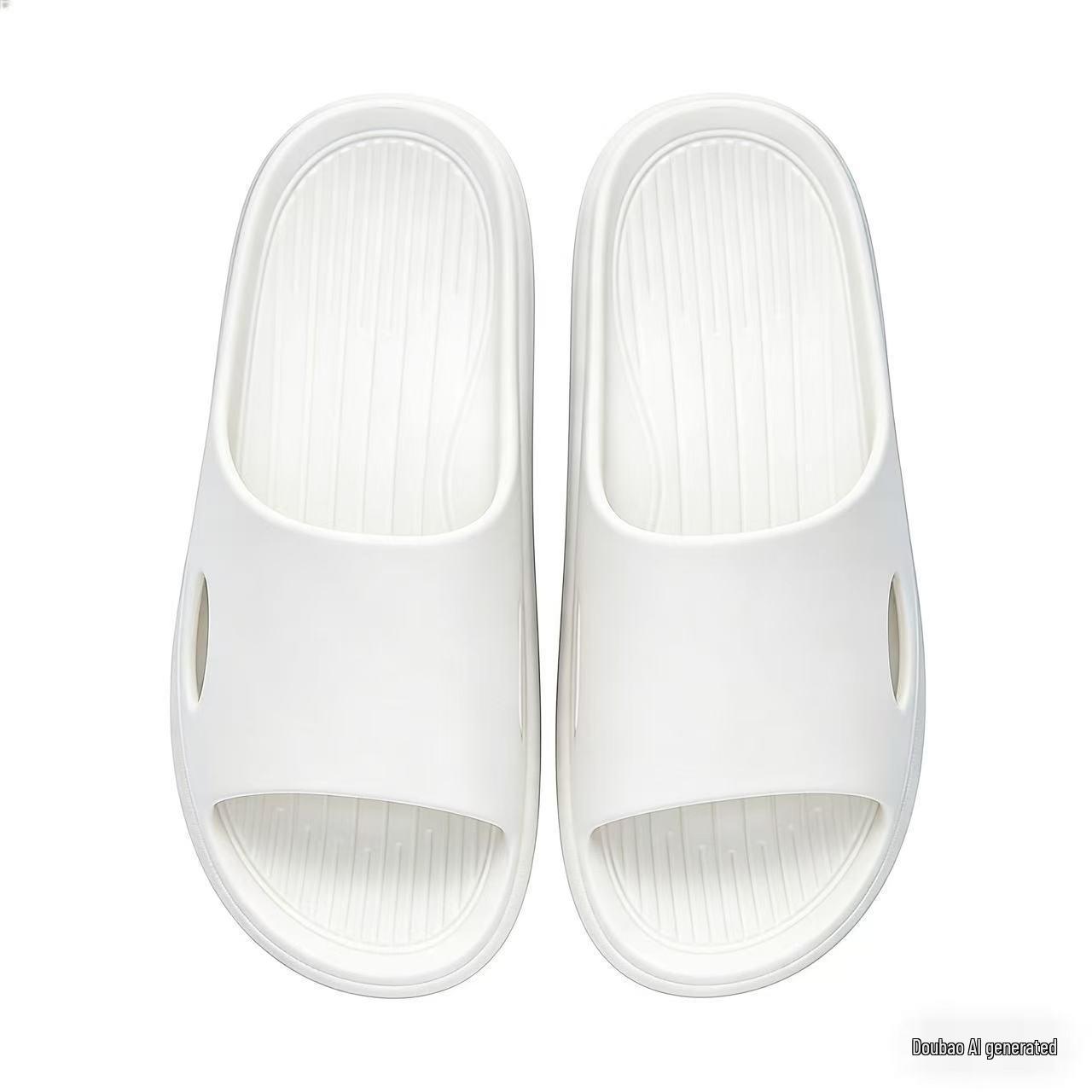 

2025 EVA Summer Thick Sole Slippers for Women: Durable, Stylish Couple Style for Home & Bath 40-41