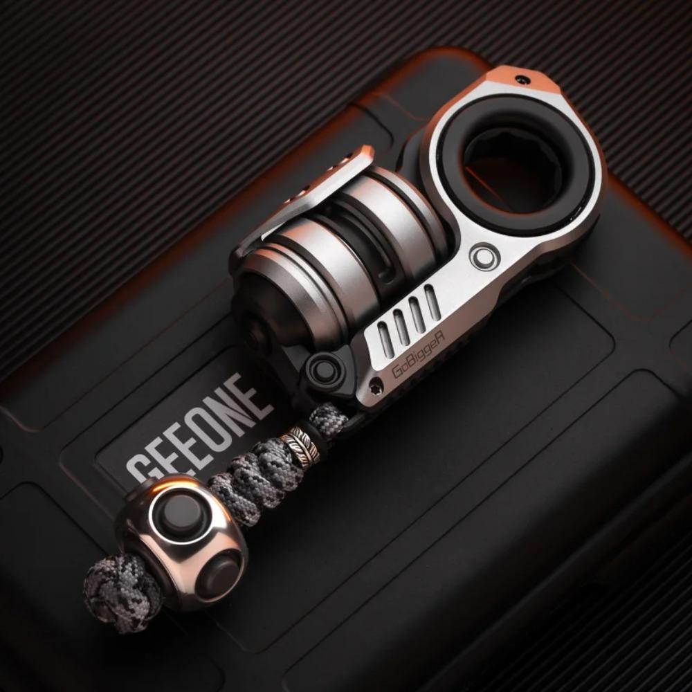 GoBiggeR Sinian Lite Aluminum Aurora [Youth Edition] Push Slider Multi-functional Composite Toys EDC Slider Fidget Toy
