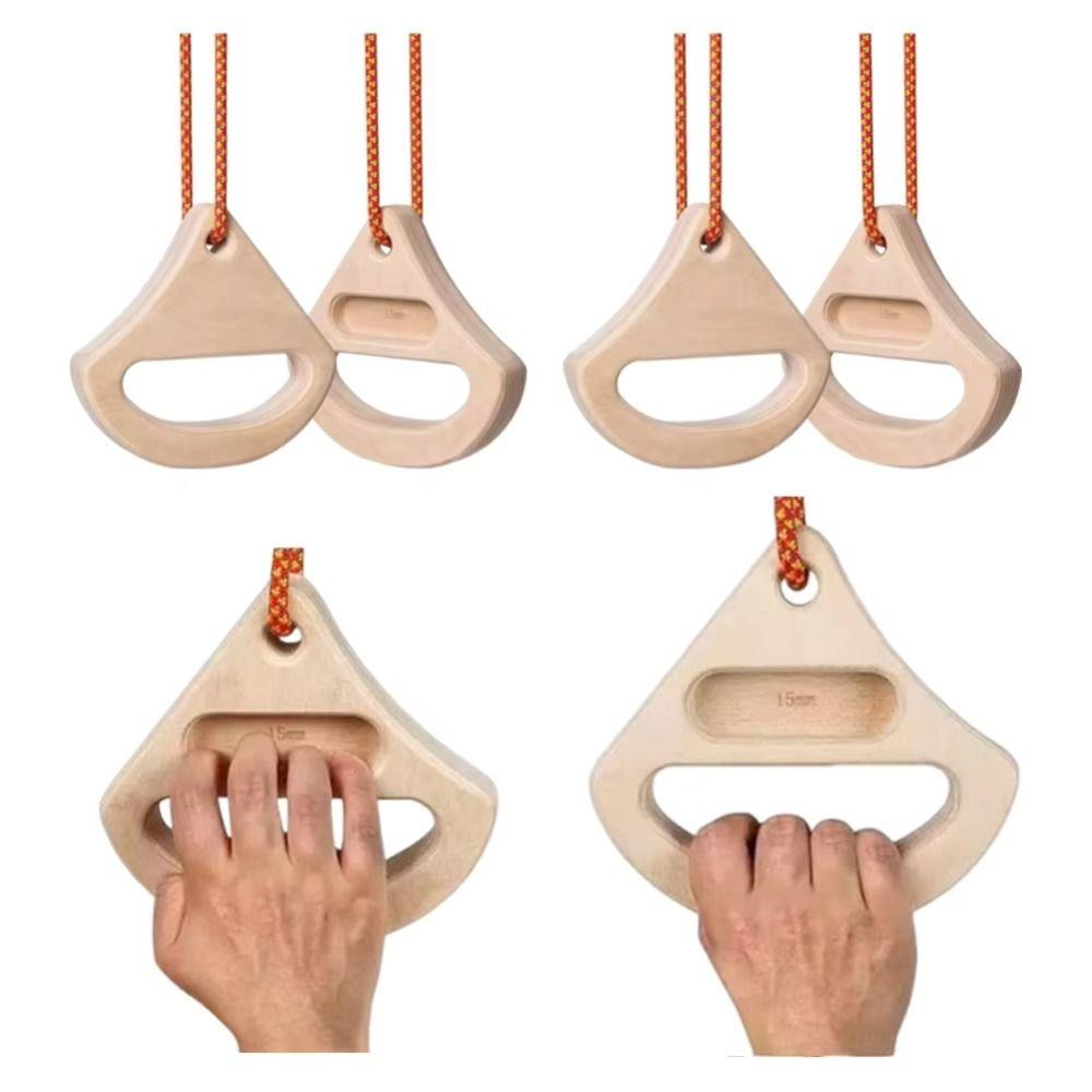 Forearm Climbers Finger Strengthener Wooden Pull-Up Board Rock Climbing Hangboard Men Women