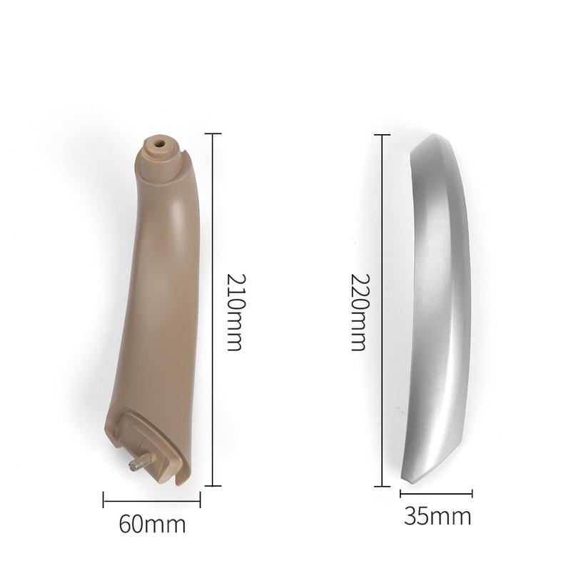 For BWM E53 X5 Car Interior Decoration Parts Inner Handle Door Panel Pull Trim Cover Front Left Right Black Sliver Brown