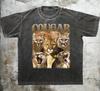 Vintage Cougar Grafisch T-shirt, Cadeau voor Grote Kat Liefhebber, Poema Tee