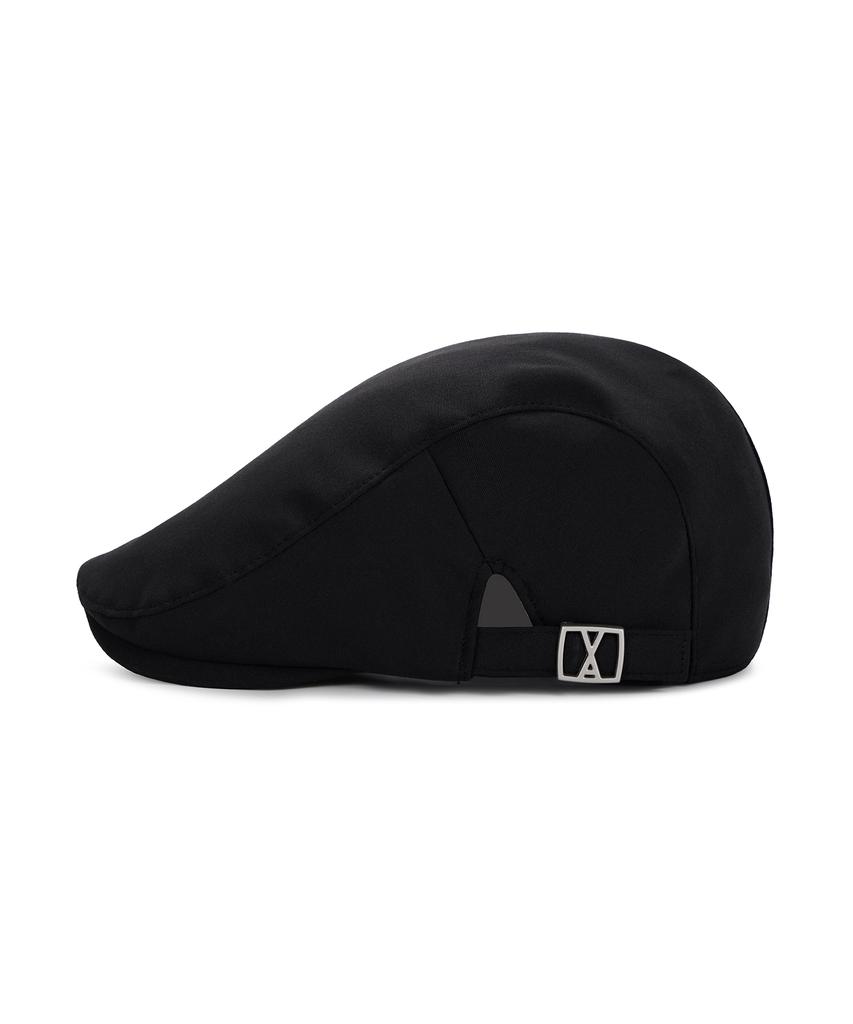 Bajal Va Square Belt Hunting Cap Black