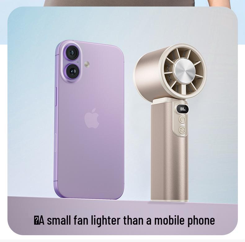 Rechargeable High-Speed Handheld Cooling Fan