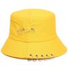 Hat female personality embroidered bucket hat sun hat female visor hat versatile hat male sunscreen basin hat