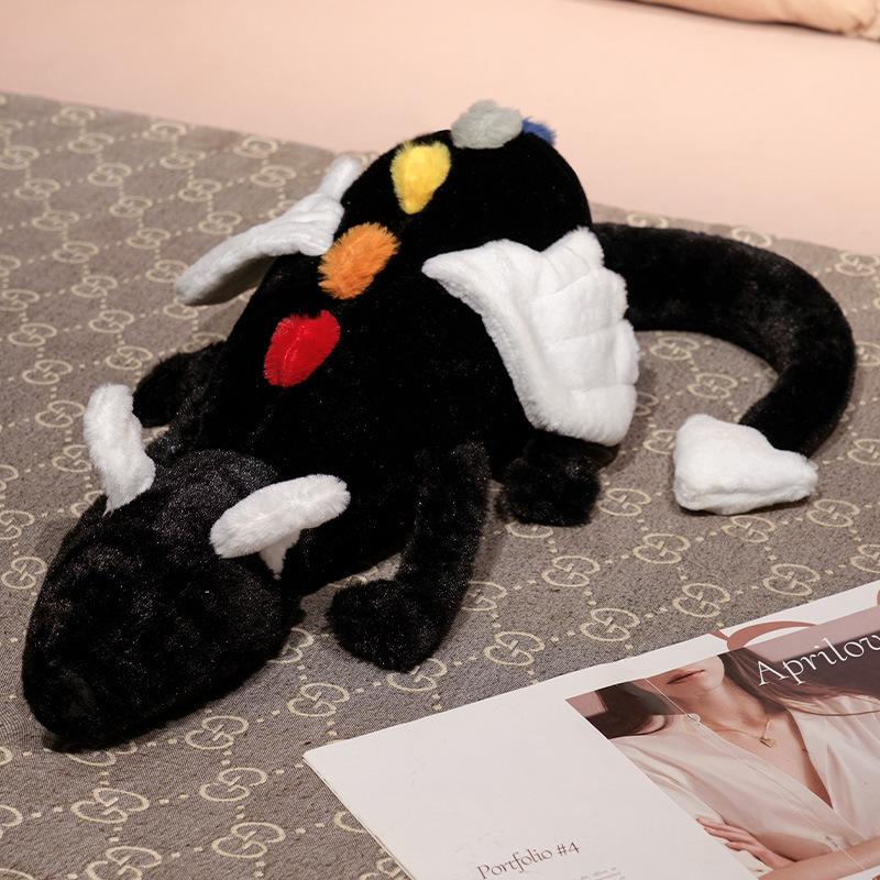 Internet Celebrity Sky Dragon Doll Fun Jely Plush Toy Rainbow Snow Dragon Doll Large Throw Pillow Gift