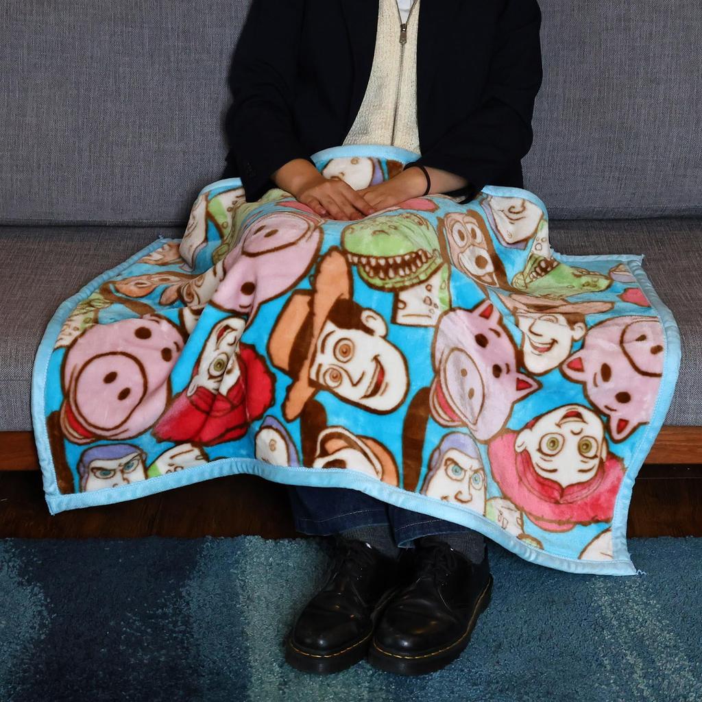 Marushin Lap Throw Disney Toy Story Faces Friends Blanket H70 X W100cm Cute Fluffy Stylish Cold Weather Goods Available In 3 Sizes 2245026700