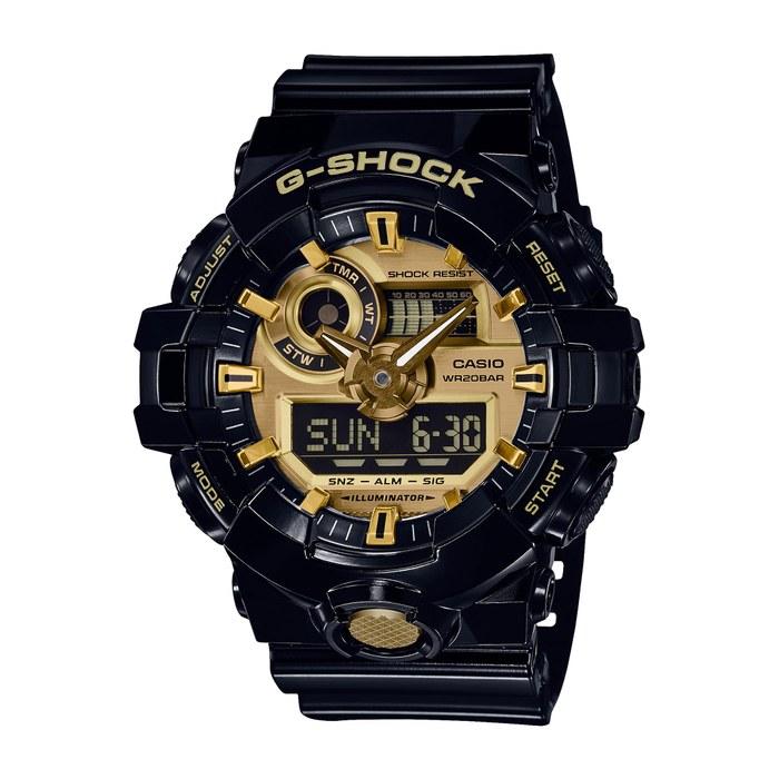 [Casio] G-Shock GA-710GB-1AJF Men s Watch, Black/Gold