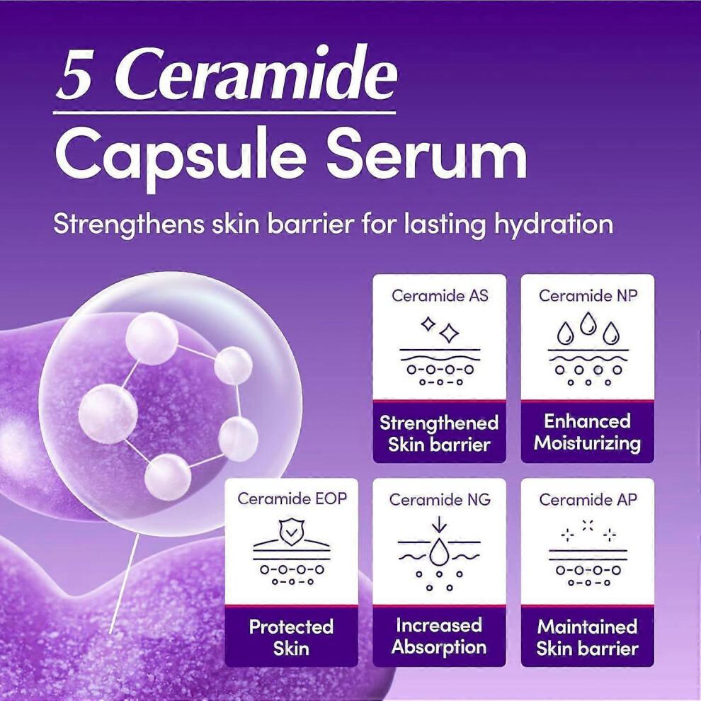 EQQUALBERRY Bakuchiol Straffendes Serum mit Peptiden, Verkleinert Poren & Fältchen, Anti-Aging 30ml-5Stk