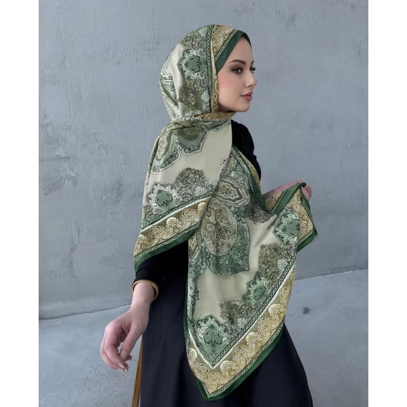 Gradient Chiffon Scarf Lightweight Breathable Wrap Shawl Women UV Protection Head Cover