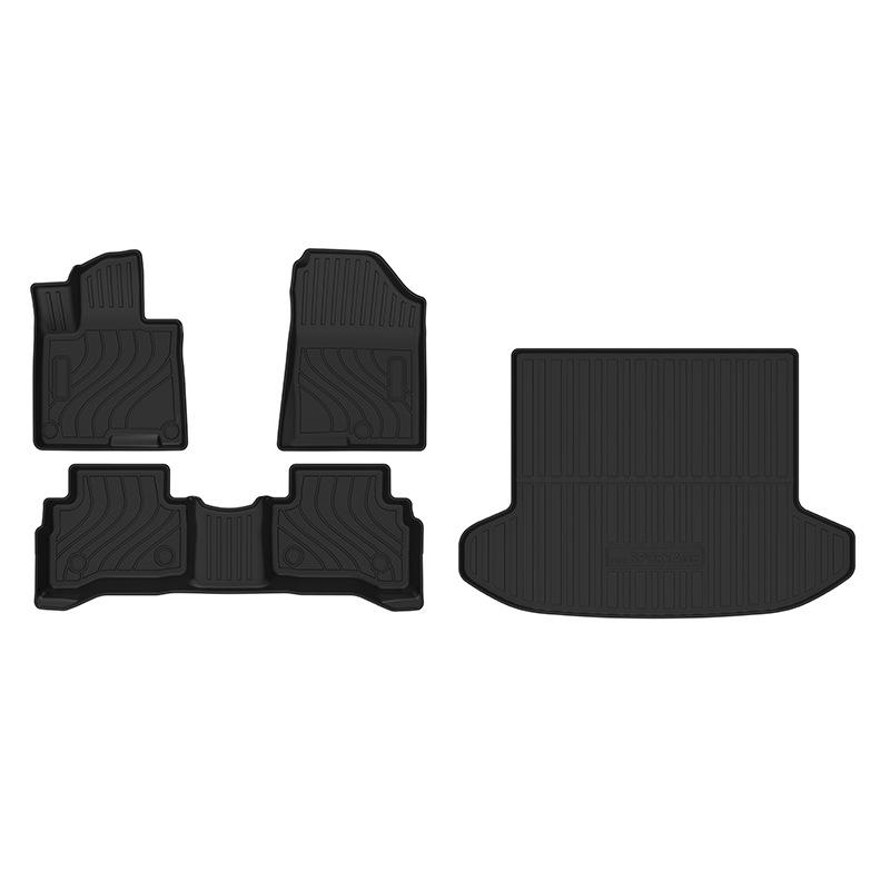 Eco-Friendly TPE Trunk & Floor Mats for 2023 Kia Sportage Hybrid - Wear-Resistant
