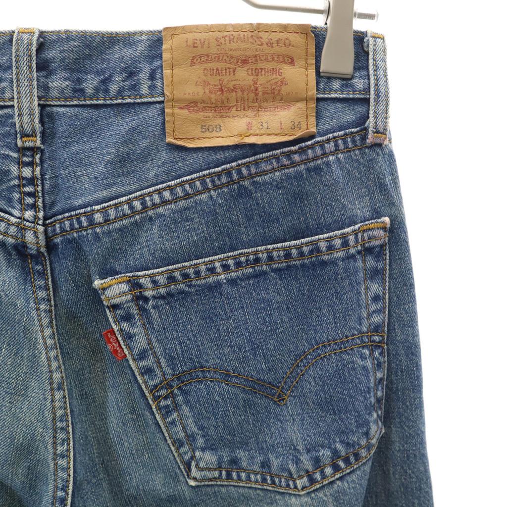 Levi's 90s 508 Old Denim pants W31 Wash blue jeans Men's Used