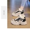 New women's shoes 2025 with plush high top shoes for sports and leisure thick and warm cotton shoes for women
