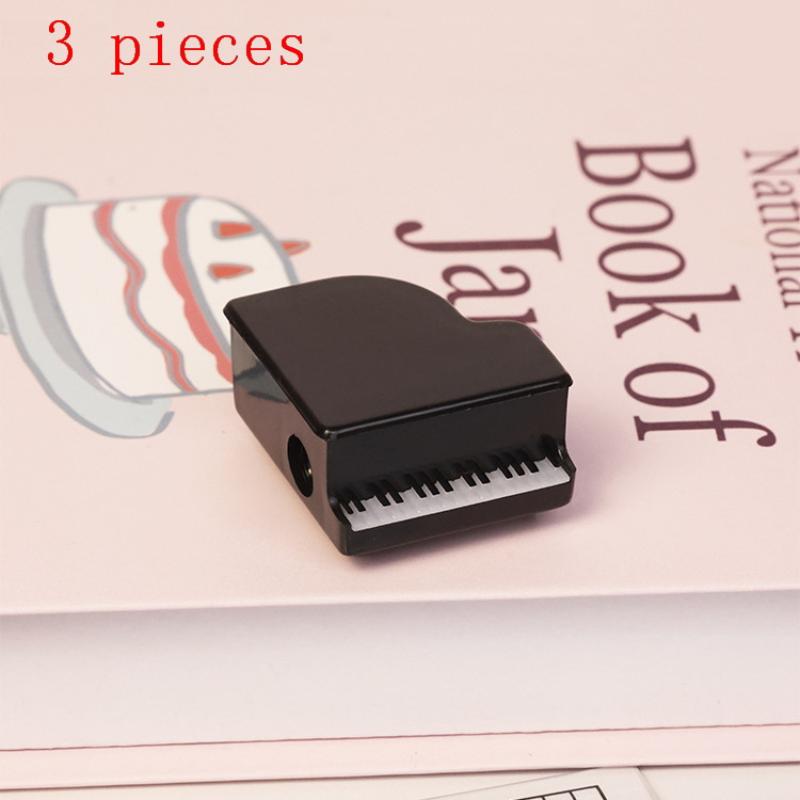Mini Cute Piano Pencil Sharpener Music Note Design Stationery Graduation Gifts for Students Classroom Desk