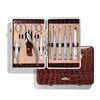 Stone 11-Piece Crocodile Pattern Manicure Set