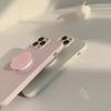 Candy Color With Holder Shockproof Case For iPhone 16 15 14 13 12 11 Pro Max Plus Plain Soft Silicone Bumper Cover
