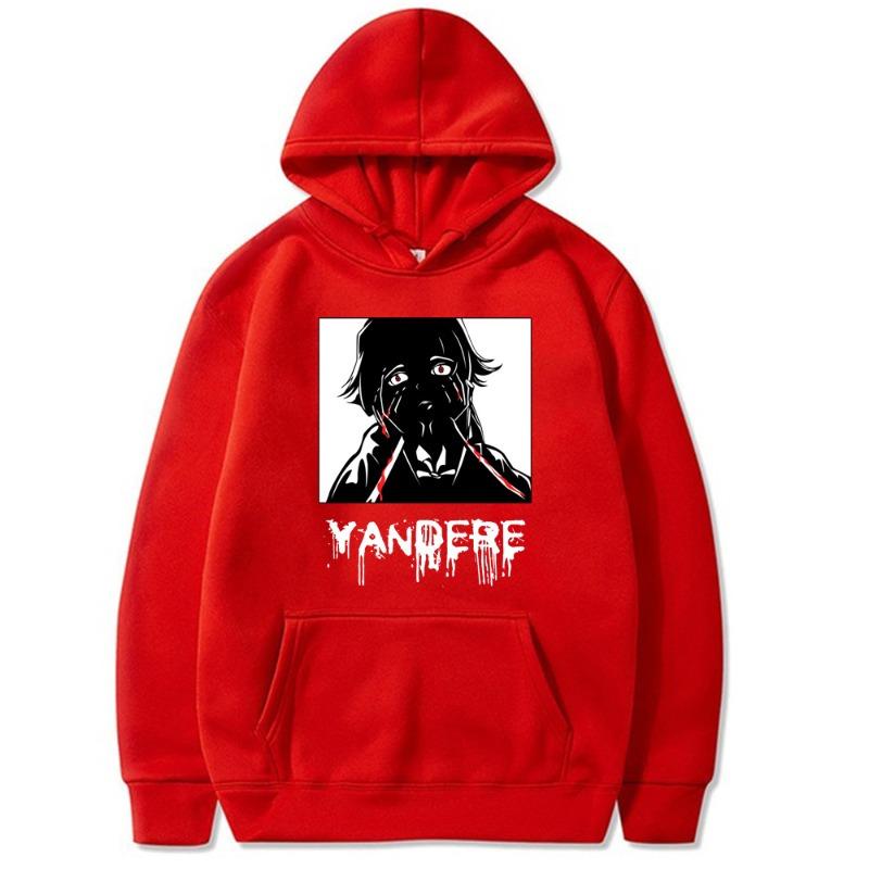 Mirai Nikki Yuno Gasai Future Diary Yuno Hoodies New Men Long Sleeve Sweatshirts Women Streetwear Pullovers Sudaderas