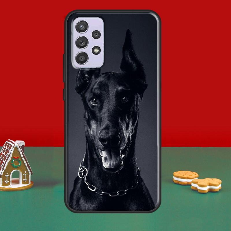 

Чехол для собаки добермана для Samsung A52 A12 A22 A32 A42 A72 A51 A71 A50 A70 A41 A31 A11 A21S A52S Мягкий чехол Samsung A72