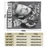 Rock Star Johnny Hallyday Blanket  Camping Flannel Bedding Throws For Couch Bed Soft Custom Quality Bedspread Gift Idea