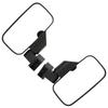 1.75in 2in Rear View Mirror Side Mirrors Replacement For Polaris RZR UTV AVT Roll Bar Black