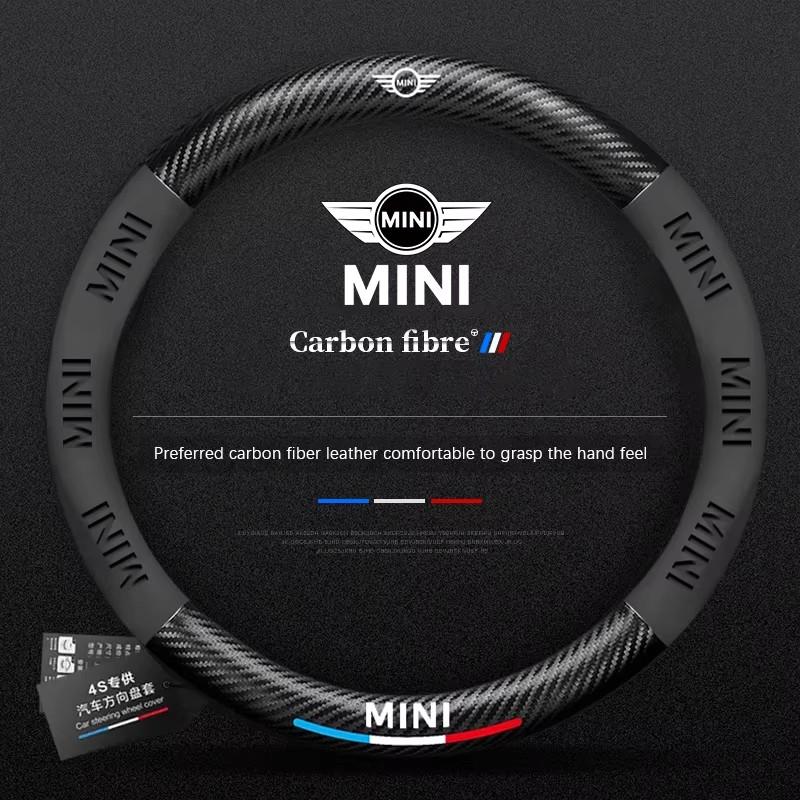 MINI Car Steering Wheel Cover Car Interior Accessories For MINI One Cooper JCW Countryman Clubman Cabrio Paceman Coupe Roadster