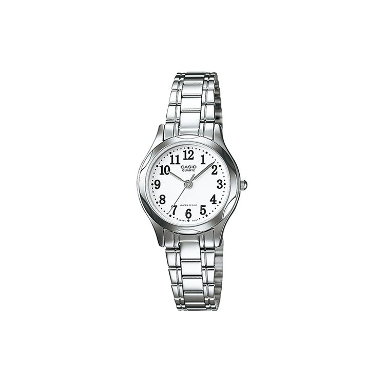 

Casio Standard Series Steel Band White Dial Watch Quartz Movement Stainless Steel Strap Women watches Silver LTP-1275D-7B Regular Watch Box,Silver Watch Case