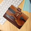Vintage Violin Faux Leather Notebook Retro Journal with Musical Note Design Musical Gift for Musicians Collectors