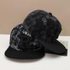 1pc R letter embroidered fashion street hip-hop hat spring and summer flat brim baseball cap
