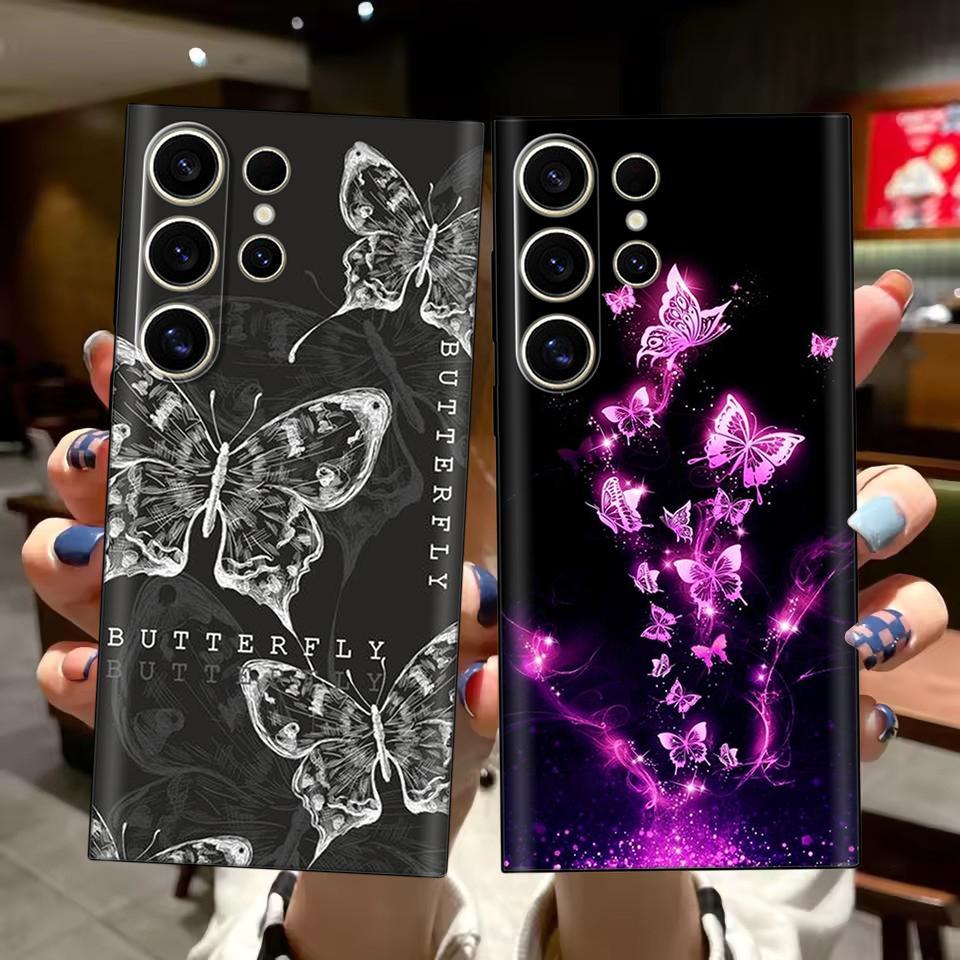 Case For Galaxy S25 Ultra Cute Cartoon Painted Silicon Phone Case for Samsung Galaxy S25 Ultra Shockproof Shell Protective Cover