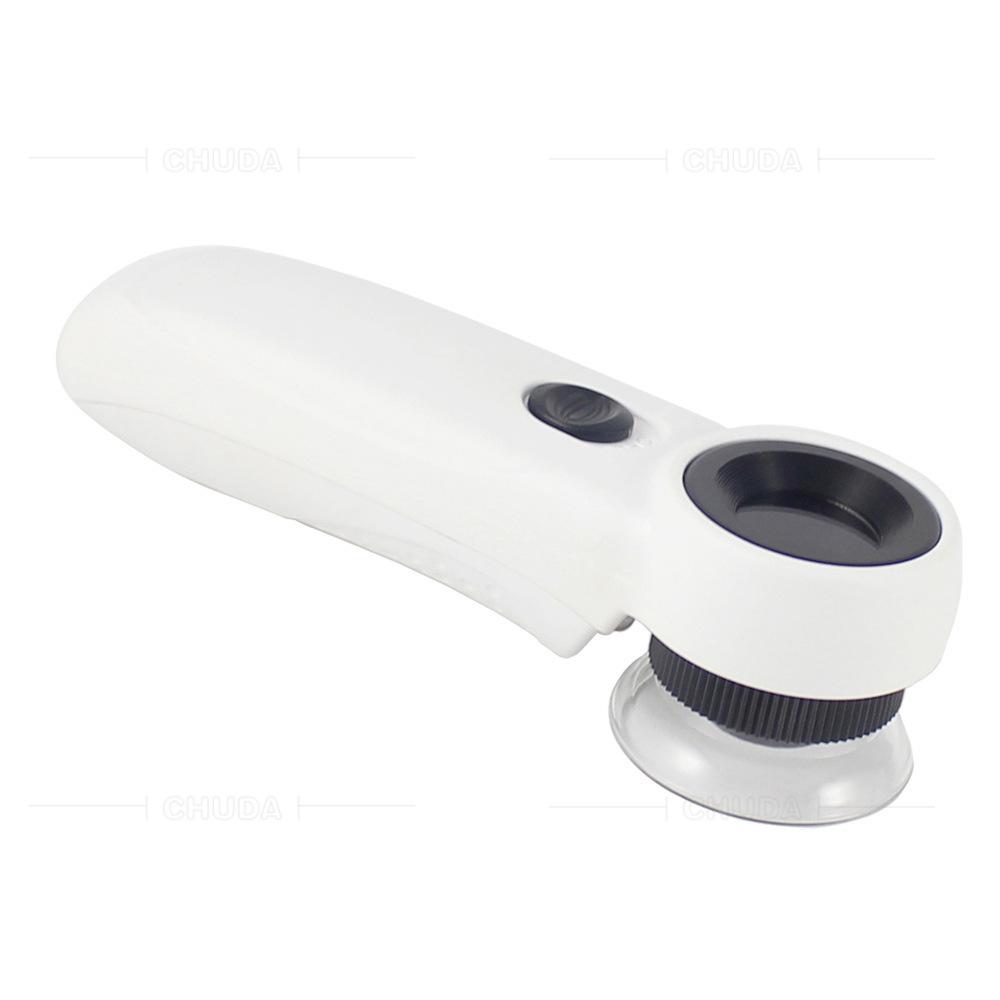 Jewelry Appraisal Led Magnifying Glass Handheld High Magnification Jewelry Mirror Gift with Lens Cover